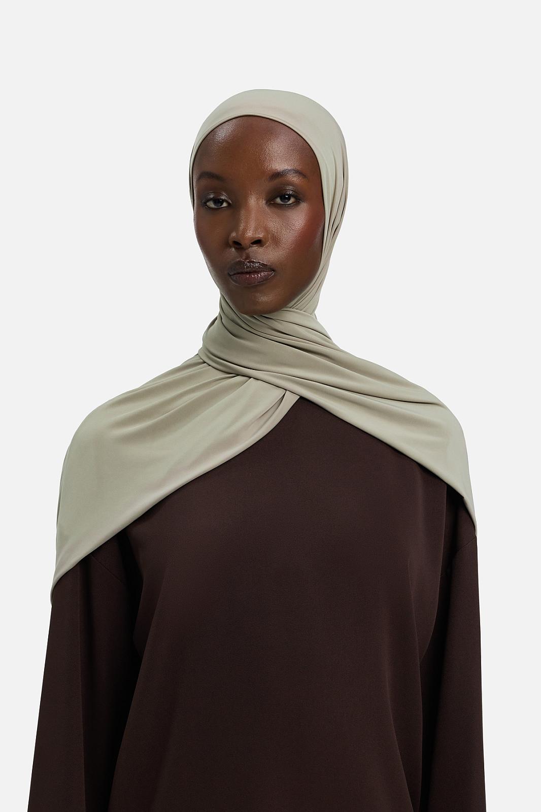 Liquid Jersey Scarf | Mink