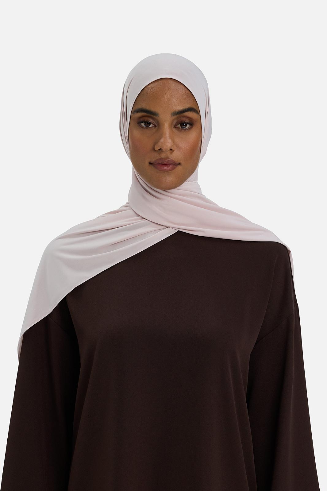 Liquid Jersey Scarf | Lilac Marble