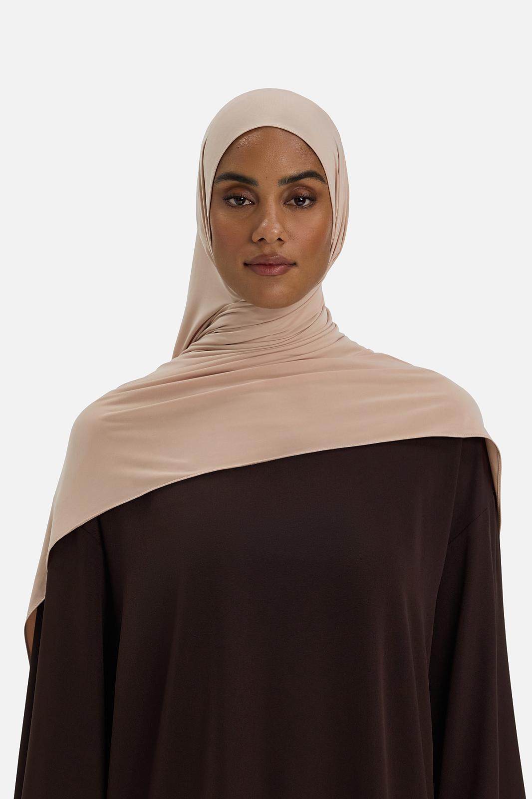 Liquid Jersey Scarf | Nougat